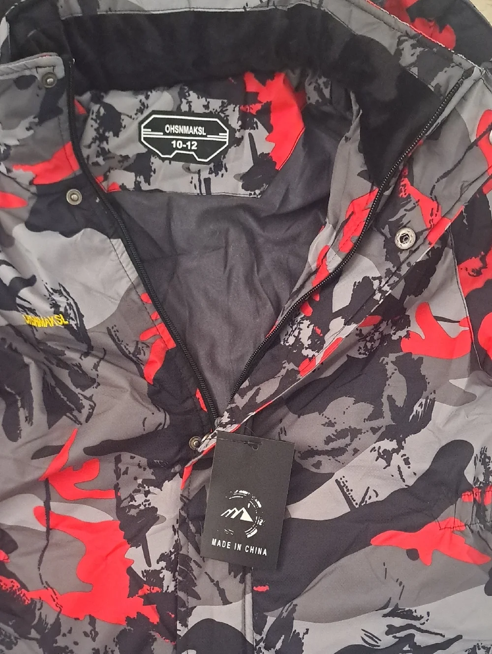 OHSNMAKSL Kids Camouflage Snowsuit